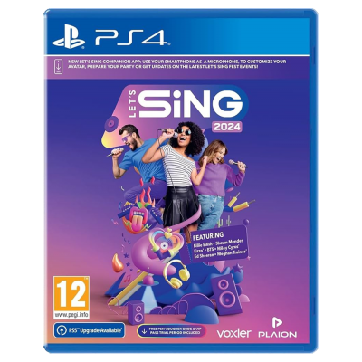 PS4 mäng Let's Sing 2024 + Mikrofon